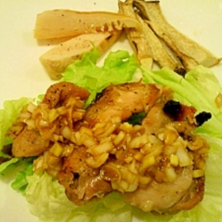 鶏もも肉のグリル 中華風ネギソース レシピ 作り方 By ばじるひよこ 楽天レシピ 鶏もも肉のグリル 中華風ネギソース レシピ 作り方 By ばじるひよこ 楽天レシピ